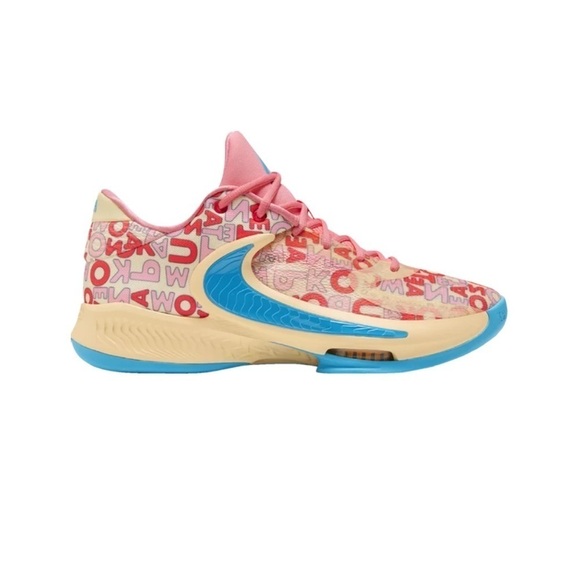 Nike men’s Zoom Freak 4 EP 'Letter Bros Coral size 6.5 - Picture 1 of 9